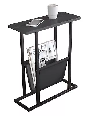 Small Narrow Side Table For Small Spaces Slim End Table Magazine Table Nights... • $46.55