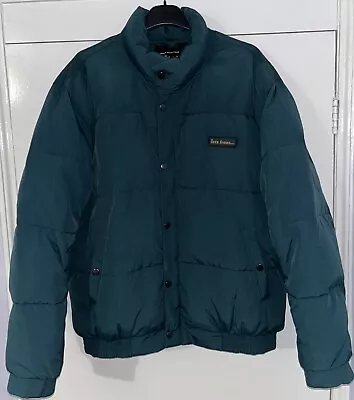 Urban Outfitters Iets Frans Bruno Green Nylon Puffer Jacket Green Men’s Small • £49.99