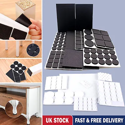 £4.99 • Buy 297x Non Slip Self Adhesive Floor Pads Chair Leg Protectors Furniture Rubber Pad