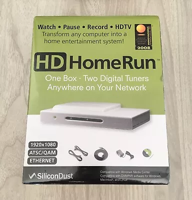 SiliconDust HD HomeRun Dual Digital Tuners 1920x1080 ATSC/QAM - Brand New Sealed • $74.99