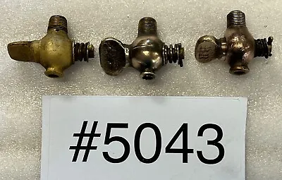 3 Ford Model T Brass Oil Pan Peacocks - Taps Will Need Loosening #5043 • $24.99