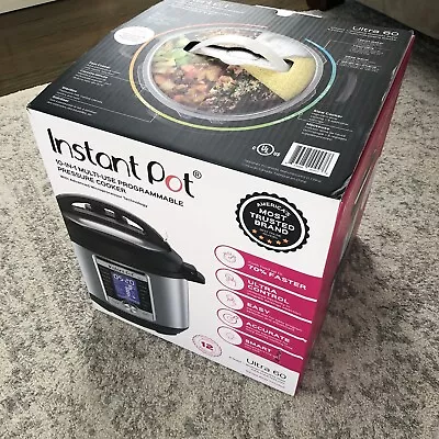 Instant Pot Ultra 60 6 Quart Electric Pressure Cooker 10-in-1 Stainless Steel  • $100
