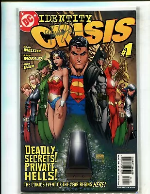 Identity Crisis #1 (9.2) Signed Michael Turner And Mike Bair With Coa!! 2004 • $19.99