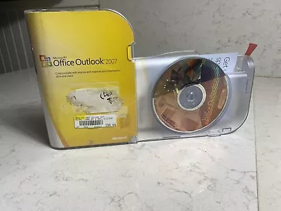 Microsoft Office Outlook 2007 With Case Product Key & Disk Genuine OEM • $14.95