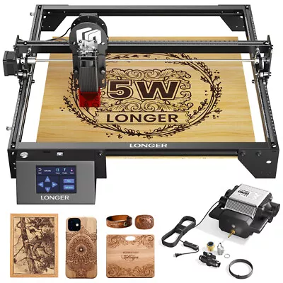 Longer Ray5 5W Laser Engraver With Air Assist Kit High Precision Laser Engraver • $269.99