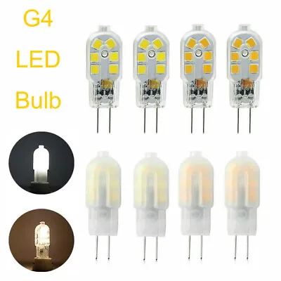 G4 LED Bulb 2W Capsule Light Bulb 2835 AC DC 12V Replacement Halogen Lamp For G4 • £5.99