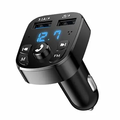 USB Car Charger MP3 Modulator Player Bluetooth 5.0 FM Transmitter Car Player A • £4.18