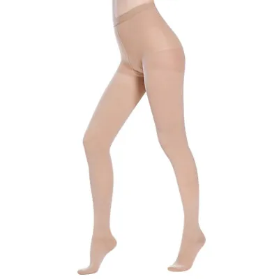 Women Compression Pantyhose Tights Medical Nurses Edema Varicose Veins Stockings • £30.95