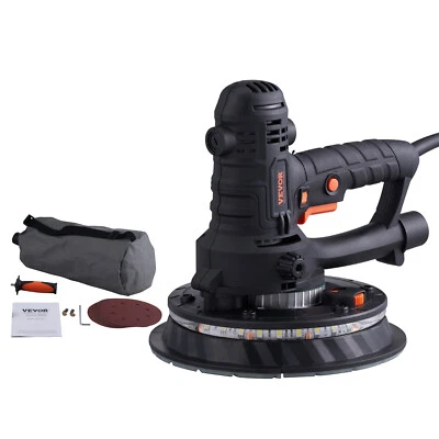 $66.99 • Buy VEVOR Drywall Sander 800W Brush Motor 1200-2300RPM Variable Speed & Auto Vacuum