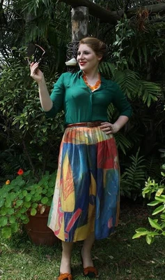 $60 • Buy Rare Gorman Rhys Lee Skirt 69cm Waist Size Small EUC