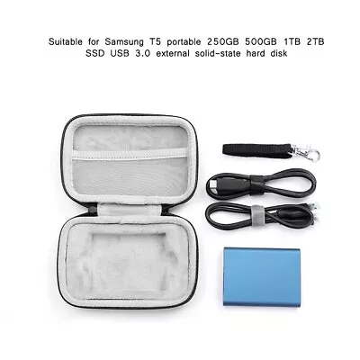 SSD Storage Bag Protective Package Case For Samsung T5 Solid State Disk XXL • $19.83