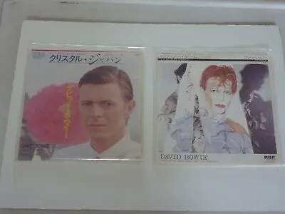 David Bowie Crystal Japan/Alabama Song +It's No Game/Fashion Japan Vinyl Singles • £60