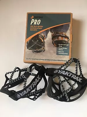 YakTrax Pro Ice Traction Device For Shoes New In Box Size Small Black • $10