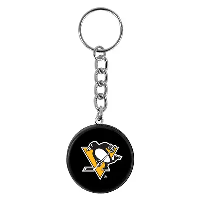 $9.99 • Buy Pittsburgh Penguins Mini Hockey Puck Team Logo Keychain