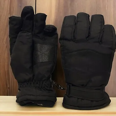 Mens Thinsulate Gloves 40gm BLACK Medium Waterproof Gloves  • $12