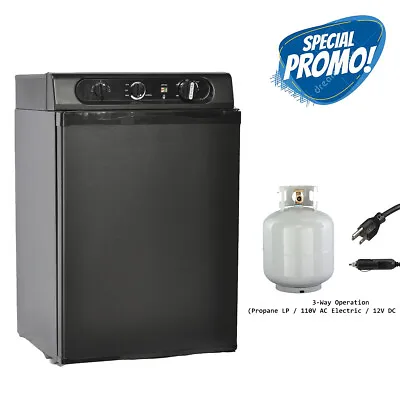 $519 • Buy Smeta 2.2 Cu Ft 3 Way Gas Camper Refrigerator RV Fridge Motorhome Propane/AC/DC