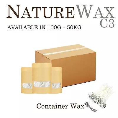 Soy Wax Flakes 5KG - 10KG 100% Pure Soya Candle Making Wax Natural Clean Burning • £140.07