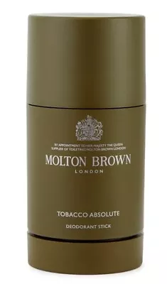 New In Box Molton Brown London Tobacco Absolute Deodorant Stick 2.6 Oz - RARE • $31.99