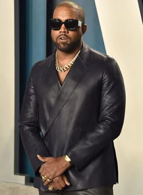 Kanye Waist Kimono Wrap Leather Blazer For Mens Lambskin Pure Leather Blazer • $165