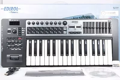 Roland EDIROL PCR-300 MIDI Keyboard Controller V-Link W/Box Used Fm Japan #625 • $479.92