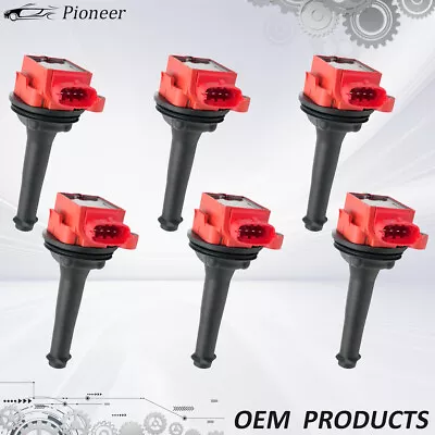 6PCS Ignition Coils For Volvo S60 S70 S80 C70 XC70 V70 T5 2.3L 2.4L 2.5L UF341 • $63.22