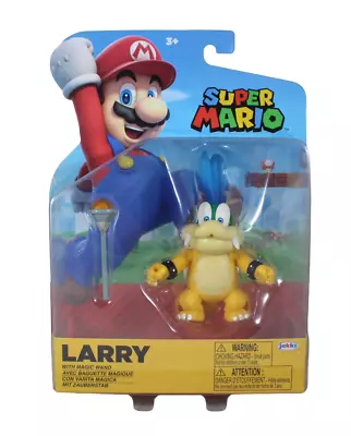 Jakks Pacific World Of Nintendo Super Mario Larry With Magic Wand 4  Figure • $21.99