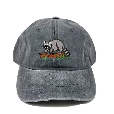 Wildlife Raccoon Embroidered Dad Hat Raccoon Embroidered Ball Cap • $19.99