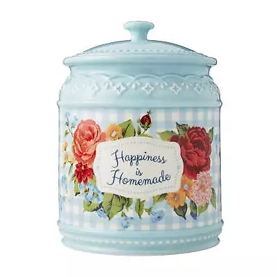  Happiness Is Homemade Stoneware Cookie Jar • $23.71