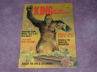 KING Of The MONSTERS Magazine # 1 King Kong FREE SHIPPING USA • $20