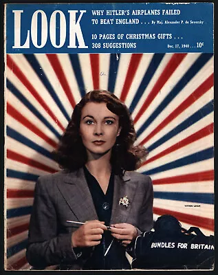 Look Magazine December 17 1940 Vivien Leigh ~ Hitler's Airplanes • $39.99