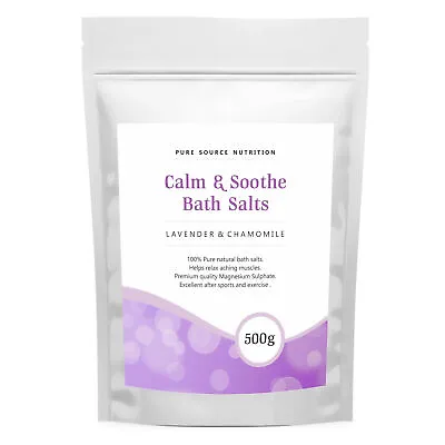 PSN 100% Epsom Salts Pure Natural Magnesium Sulphate Bath Soak Scented Spa Salt • £3.99