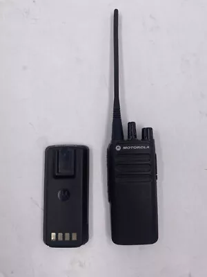 Motorola Aah87ydc9ja2an Cp100d Uhf Analog Digital Xpr Two Way Radio W/ Battery • $349.99