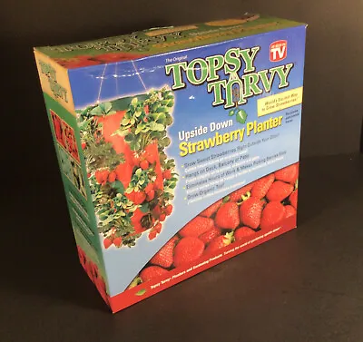 Topsy Turvy Upside Down Strawberry Planter New In Box • $7.95