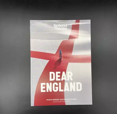 Dear England - National Theatre London Souvenir Program Playbill- Joseph Fiennes • £21.68