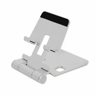Universal Aluminum Mobile Phone Tablet Holder Desk Stand For IPhone Samsung Ipad • £3.99