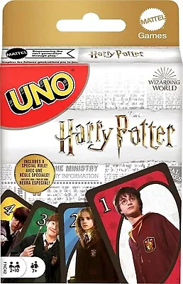 Uno Harry Potter Family Card Game - Multi-Colour FNC42 Mattel Games NEW  • $8.99