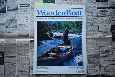 WoodenBoat Magazine  Canoe Restoration  Sept / Oct 1987 No. 78 M-064 • $16.32