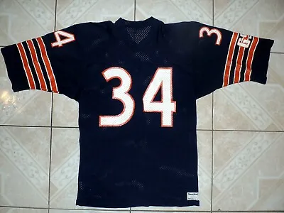 MacGregor Sand Knit Walter Peyton #34 Chicago Bears Football Jersey M • $34.88