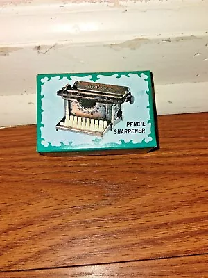 Vintage Miniature Typewriter Pencil Sharpener Remington New In Original Box. • $19.99