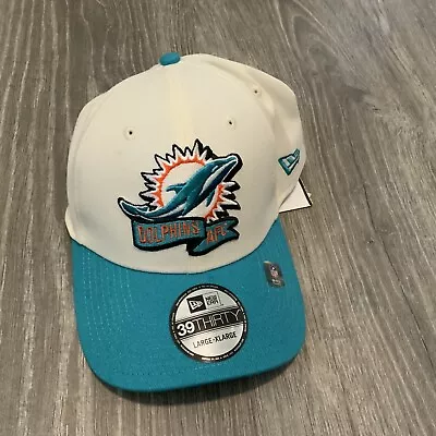 New Era Miami Dolphins 39THIRTY 2022 Sideline Hat Men’s Size: L/XL • $20