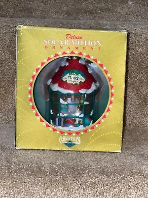 Mistletoe Magic Solar Motion Ornament Toy Shop 1995 • $13