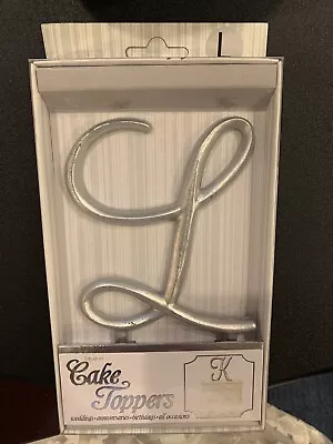 Monogram Cake Topper “L” • $6.99