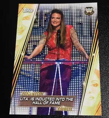 $2 • Buy 2019 Lita Topps WWE Womens Division Team Bestie TB-20 Walmart Exclusive Card