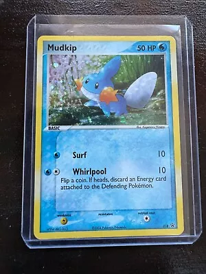 Pokémon Mudkip 018 Holo Rare Card Black Star Promo 2004 Nintendo LP • $20