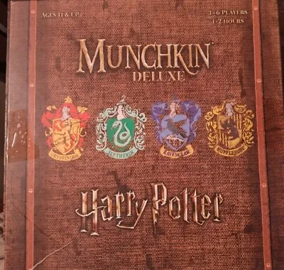 Munchkin Deluxe Harry Potter Wizard Board Card Game 2018 - Complete In Box • $21.75