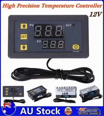 $11.79 • Buy AU 12V LED Digital Temperature Controller Thermostat Temperature Control Switch