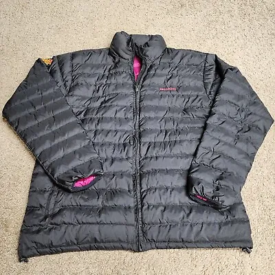 Mammut Jacket Womens Extra Large Black Down Puffer 900 Fill Ripstop Water Resist • $119.99
