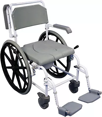 AIDAPT Self Propelled Shower Commode Chair - VB505 • £426.99