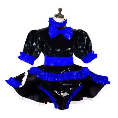 £51.79 • Buy Sissy PVC Dress Lolita Style Lockable Clothing