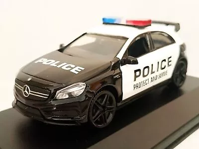 1/43 Mercedes A-class A45 Amg Police Car Metal Scale Scale Car Diecast • £16.36